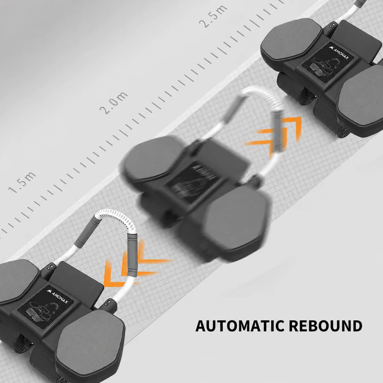 Automatic Rebound Ab Wheel Roller for Core Training